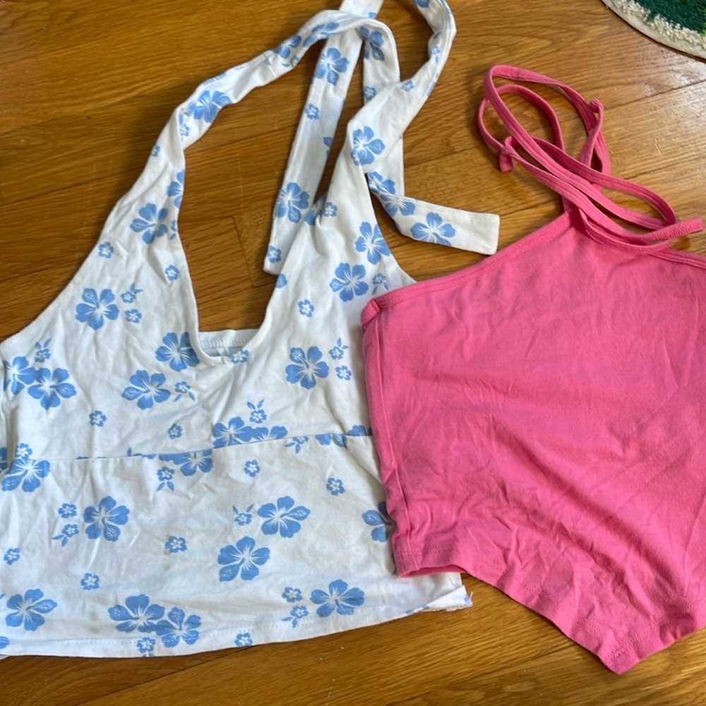 two hollister halter tanks